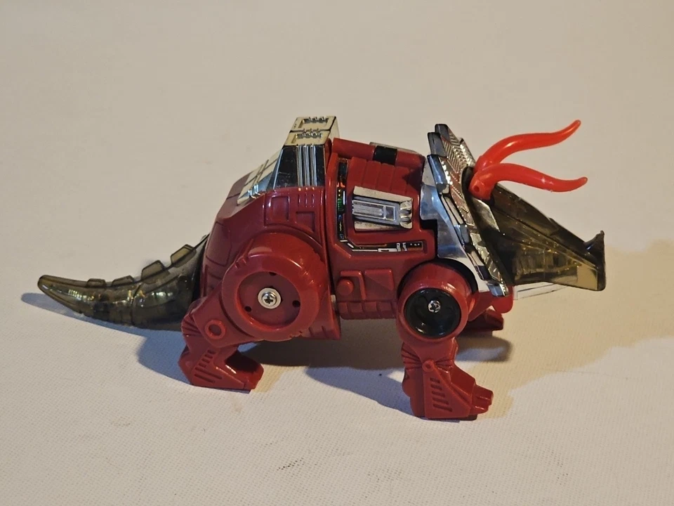 Vintage Red Slag G1 Transformers Dino Bots Mispress Variant RARE 1985 - Image 2 of 4