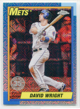 David Wright Topps Update 2025 Silver Pack Mojo Card New York Mets U90C-90