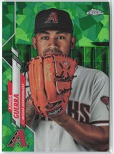 Junior Guerra 2020 Topps Chrome Sapphire Edition Green #U-81 /45 Diamondbacks