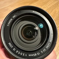 Canon EF-S 15-85mm F3.5-5.6 IS USM Zoom Lens with Minor Scratches
