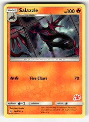 Salazzle 034/236 Battle Academy #7 Charizard Stamped Promo