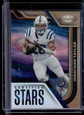 2022 Panini Certified Stars Mirror Bronze Jonathan Taylor 169/249 Indianapolis