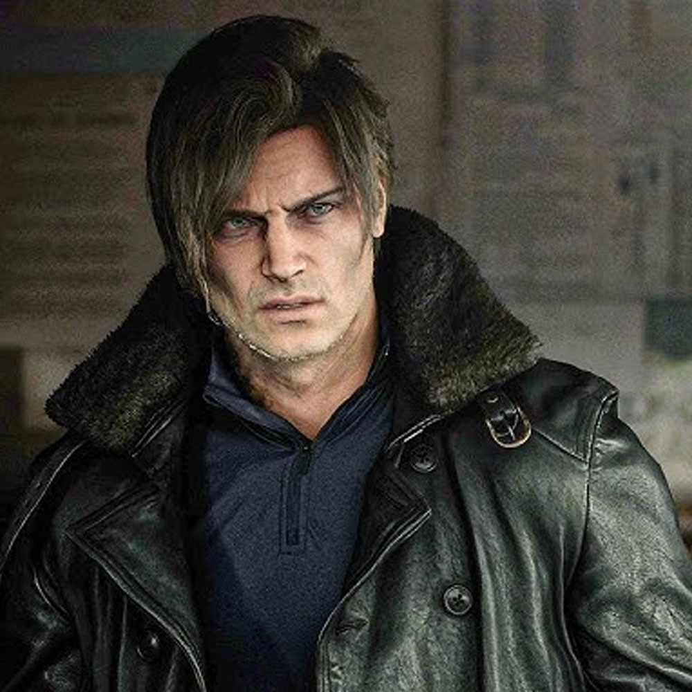 Resident Evil 9 Requiem Leon Kennedy Black Leather Jacket for Men