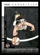 2025 Panini Caitlin Clark Chronicled Caitlin Clark #40 Helps out with heart 