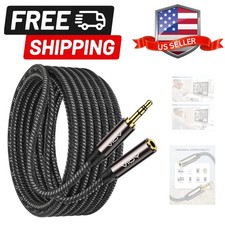 Headphone Extension Cable 30 FT,[Copper Shell, Hi-Fi Sound] 3.5 mm Male to Fe...