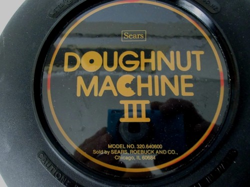 Vintage Sears Doughnut Machine III Donut Maker Model #34 6406 6 Donuts Working - Picture 3 of 21