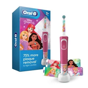 Disney Princess Kids Electric Toothbrush Rechargeable Extra Soft 1 Count