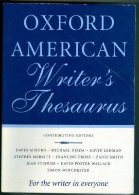 Oxford American Writer's Thesaurus - Paperback - VERY GOOD
