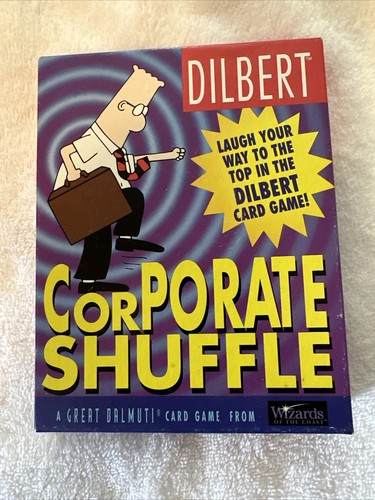 Dilbert Corporate Shuffle Card Game by Wizards Of The Coast - Not Yet Canceled - Picture 1 of 5