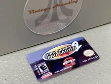 Tony Hawk's Pro Skater 2 (Nintendo Gameboy Advance) Replacement Label