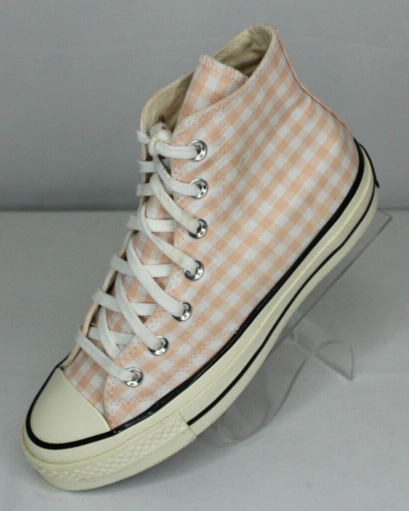 Converse Chuck Taylor 70 Pink Gingham Shoes Women's Canvas High