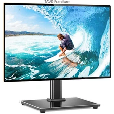 Tabletop TV Stand Base with Universal Mount for 27-55 inch Flat Screen TVs