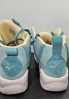 Reebok Kamikaze Teal Blue Suede Sneakers Men Size 8 s-l400.jpg main image 4