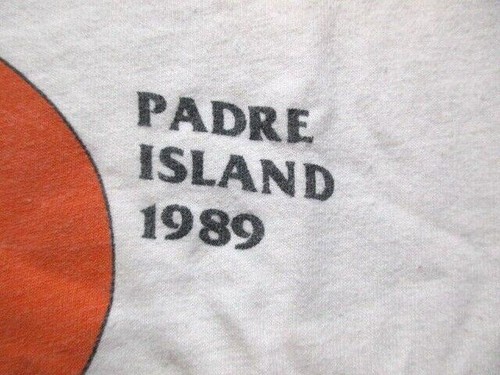 Vintage Padre Island Shirt Adult Extra Large Fish Statue Single Stitch Mens - 第 3/16 張圖片