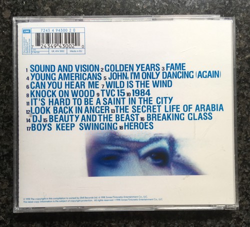 The Best Of David Bowie 1974/1979 • EMI 494 3002 • 1998 Glam Rock CD Album • VGC - Bild 3 von 4