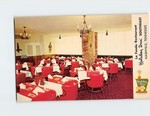 Postcard La Fonda Restaurant Holiday Inn Southwest Nashville Tennessee USA