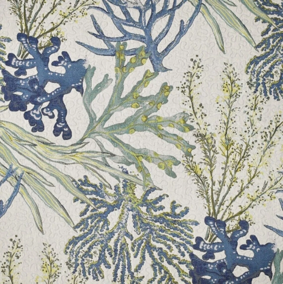 1 ELuxury Coral Reef Oceanside 24" x 24" Pillow Case Beach Ocean Sea life Blue - Image 4 of 4