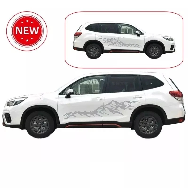 FOR Subaru Forester Off Road Decals Graphic Mountain Side Door Car Sticker 2PC - Image 3 of 4