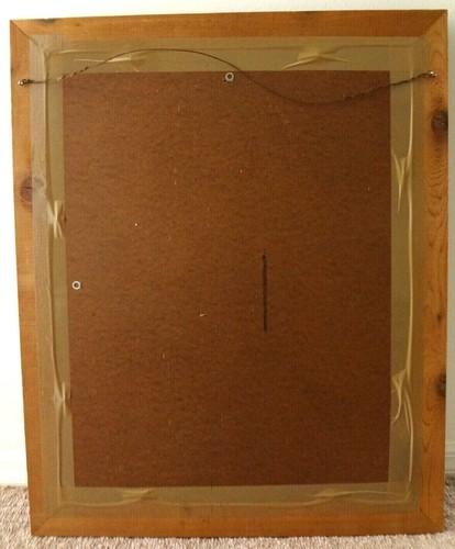 LANDLORD ARAPAHOE CHIEF SHARP NOSE VINTAGE 1972 ART PRINT JJ KRYSIAK WOOD FRAME - Picture 6 of 10