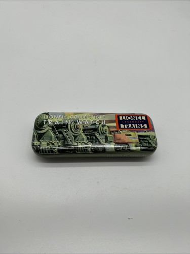 Reloj de pulsera Lionel Legendary Trains coleccionable tren adulto en lata de metal - Imagen 1 de 4