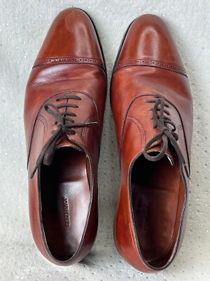 John Lobb Derby Calf Cap Toe Oxford Loafers Shoes Saddle US Size