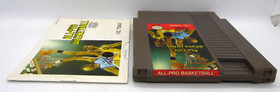 All-Pro Basketball Nintendo NES Authentic Cartridge + Manual Only Tested WOrking