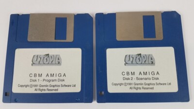 GremlinGraphics, Utopia: The Creation of a Nation Amiga Commodore Game 1991