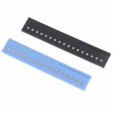 2 Pcs Endodontic Span Measure Scale Gutta Percha Point Ruler Plastic Hole