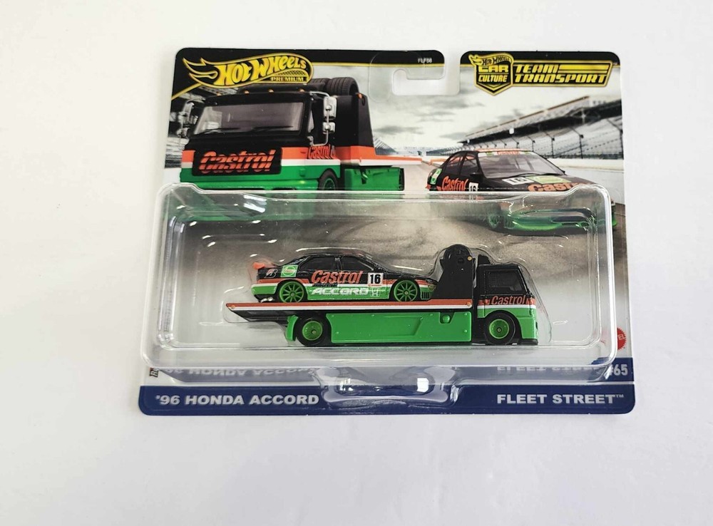 2024 Hot Wheels Team Transport Honda Accord Fleet Street Premium Diecast