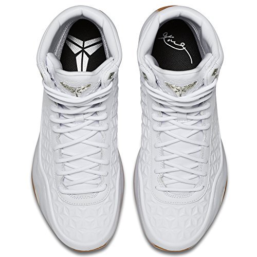 Nike Kobe X Elite EXT QS 9.5 Triple White Gum Boot Air Force