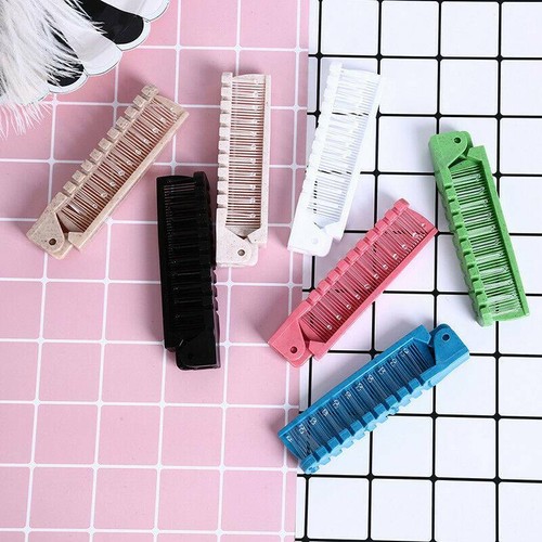 Portable Travel Hair Comb Brush Foldable Massage Hair Comb Anti-static Hair UK - Picture 4 of 10