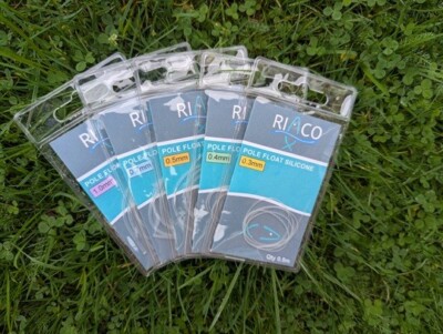 Riaco Pole Float transparenter Silikonschlauch gemischte Packung. 0,5m pro Größe