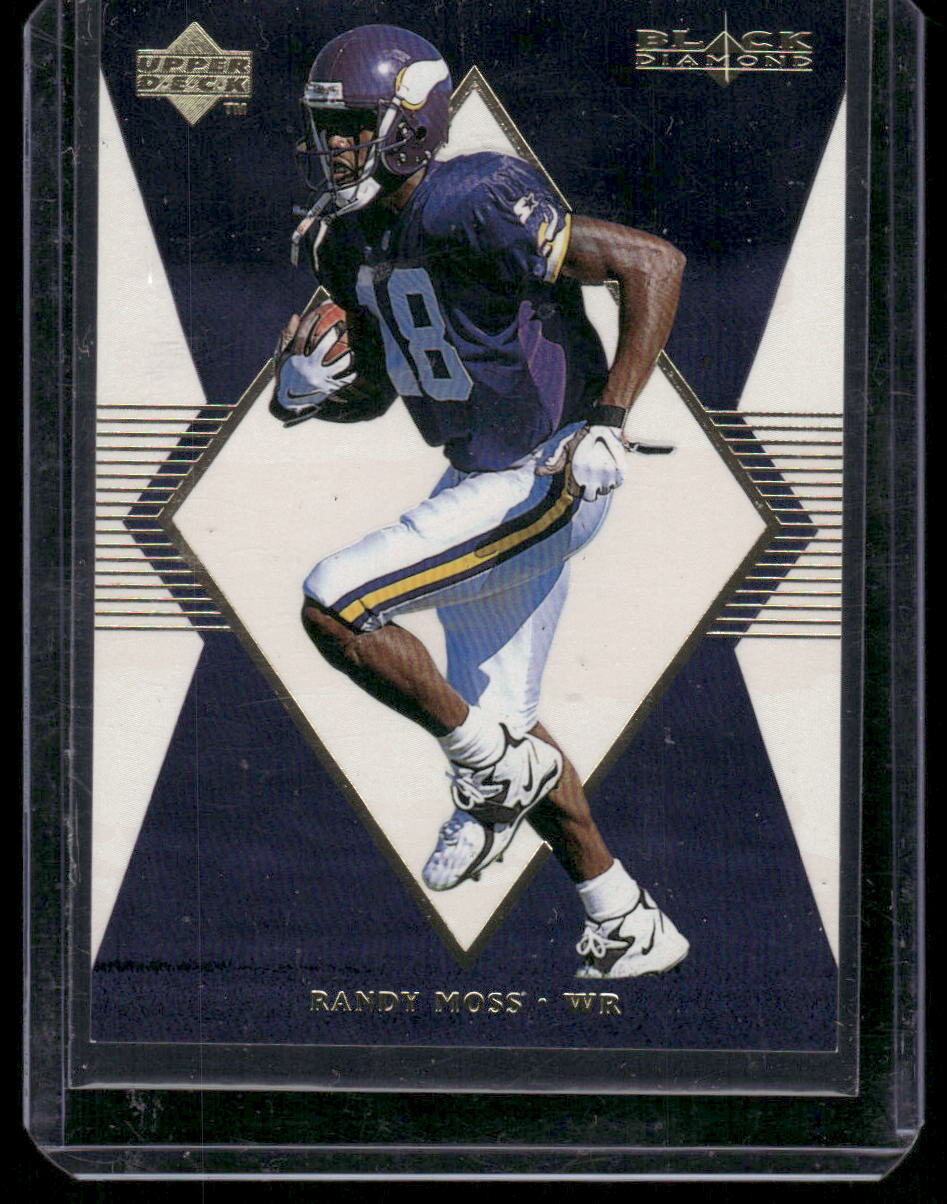 1998 Upper Deck Black Diamond Rookie Edition #ON18 Randy Moss White Onyx #/2250