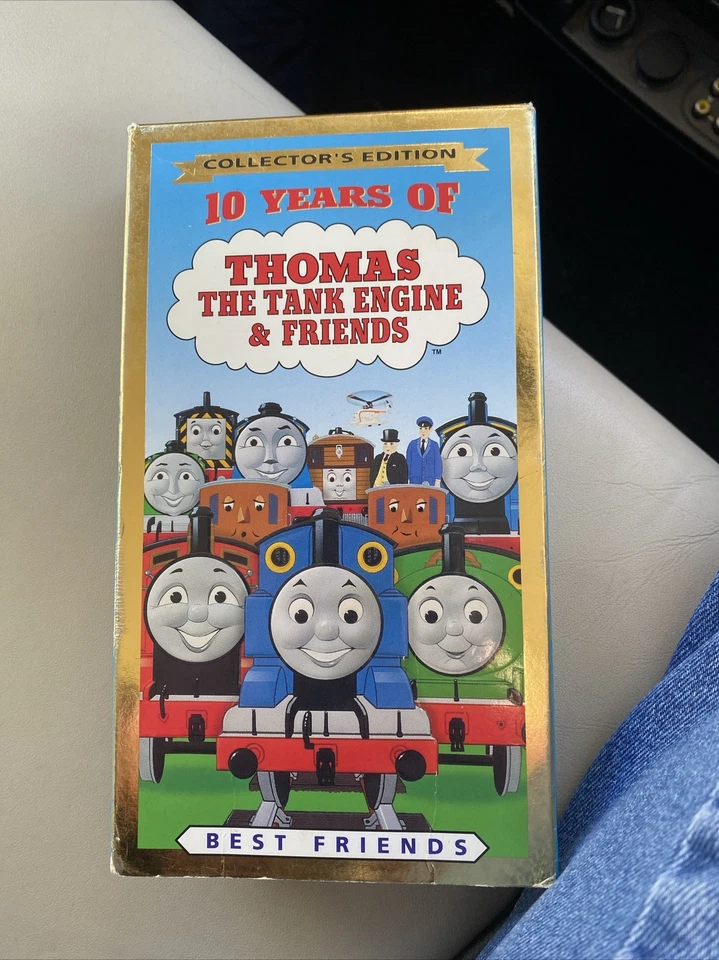 10 Years Of Thomas The Tank Engine & Friends VHS 1999 Very Rare Early Labels - Image 4 of 4