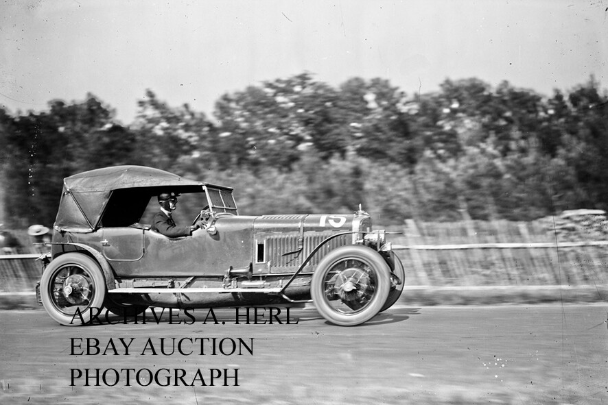 1925 Salmson Cycle Car at French Grand Prix Le Mans Vintage Photo