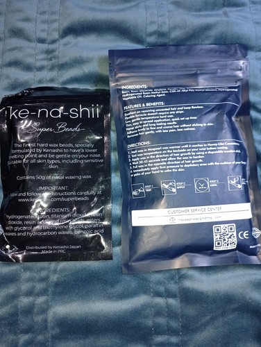 3,5 Unzen Beutel Maxpearl Hartwachs Haarentfernung Wachs Bohnen 2er Pack Kenashi Wachsperlen - Bild 4 von 6