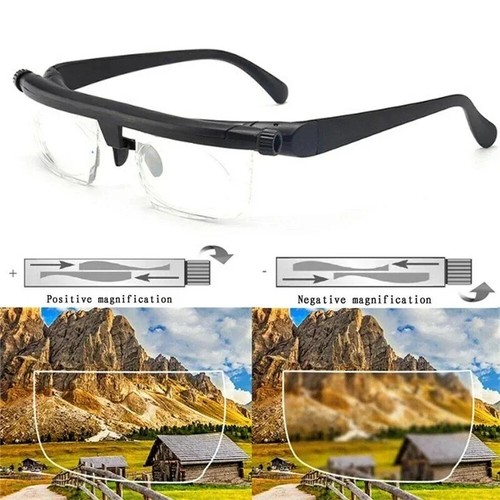 Gafas de lectura de doble visión de grado ajustable longitud focal universal - Imagen 5 de 6