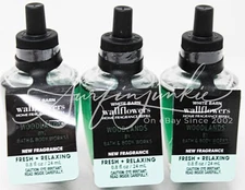 x3 Bath & Body Works Wallflower Plug In Bulb Refill Woodlands Men's Masculine