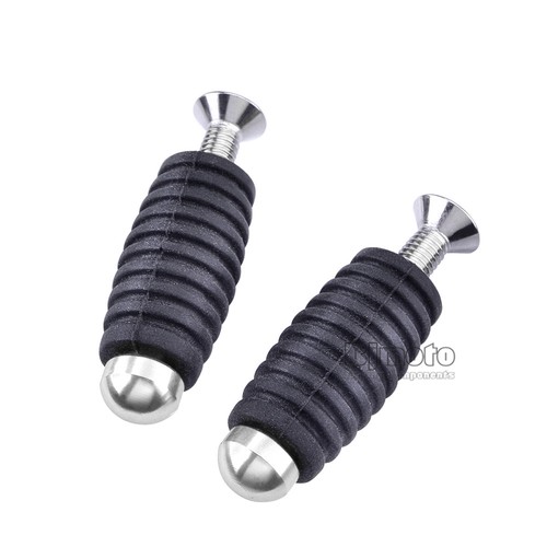 Universal M6 Rearset Toepeg Gear Shift Brake Lever Toe Peg Pedals Replacement - Foto 51 di 68