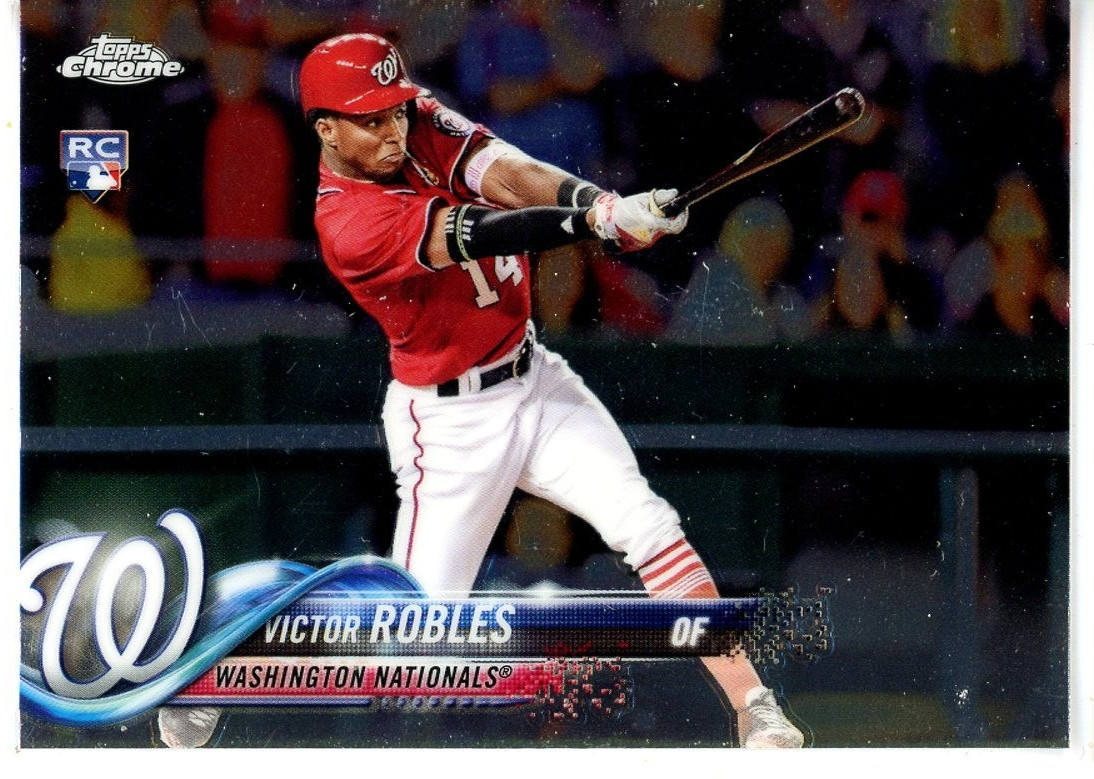2018 Topps Chrome - Victor Robles #175 Batting (RC)