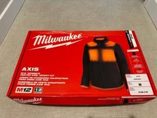 Milwaukee Heated Womens Black Jacket Medium M Battery + Charger
