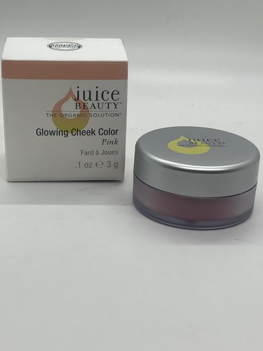 NIB Juice Beauty Glowing Cheek Color Powder in Pink!! Full Size! Sealed!  RARE!! - Imagen 1 de 2