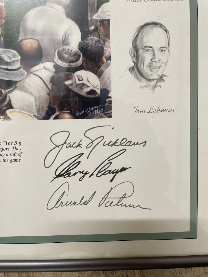 Tom Lehman Autografiado en Persona Dayton’s Challenge En Mpls Con Arnold Palmer98 Foto 3 de 4