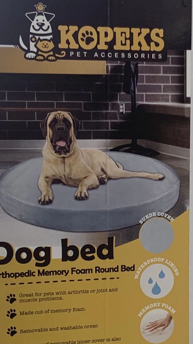 Kopeks deluxe orthopedic memory foam best sale round sofa lounge dog bed