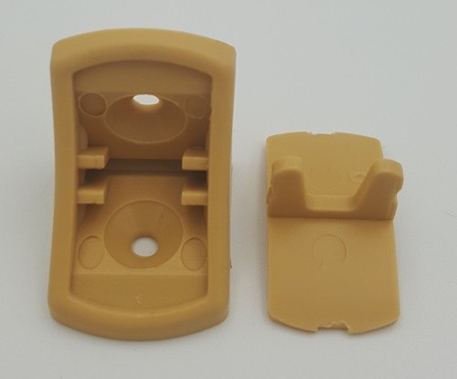 Staffa di supporto per mensola di collegamento angolare fissaggio zoccolo in plastica x 12 pz - Foto 11 di 16