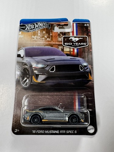 Hot Wheels Silver Series 60 anni Mustang tutte e 5 le auto set completo - Foto 13 di 17