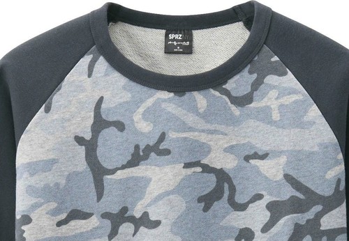 ANDY WARHOL x UNIQLO 'Camouflage' SPRZ NY Art Sweatshirt Men's L Camo **NEW** - Picture 4 of 9
