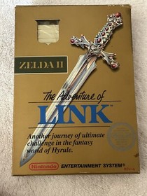 Zelda II : The Adventure Of LINK NINTENDO NES Video Game Original Packaging