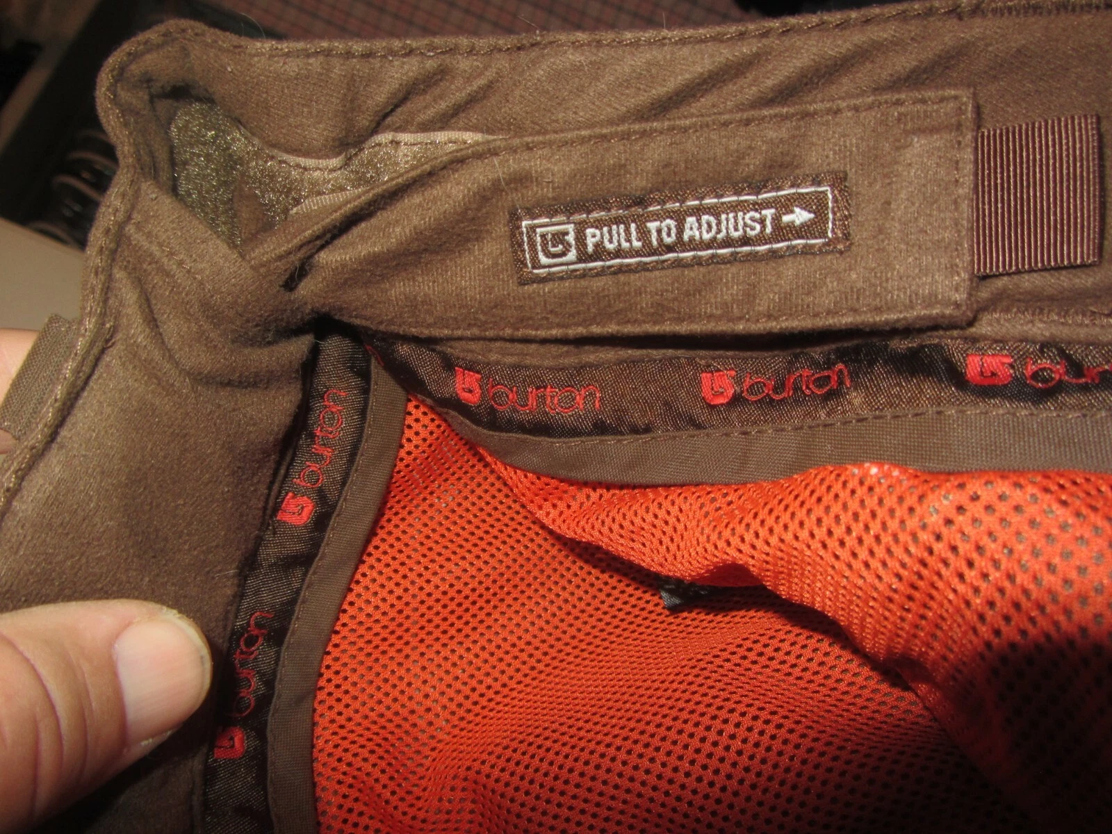 burton ski snowboard nylon shell pre-owned pants