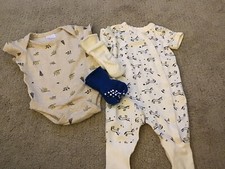 Hanna Andersson Mixed Lot Organic Cotton Bodyshirts, Socks